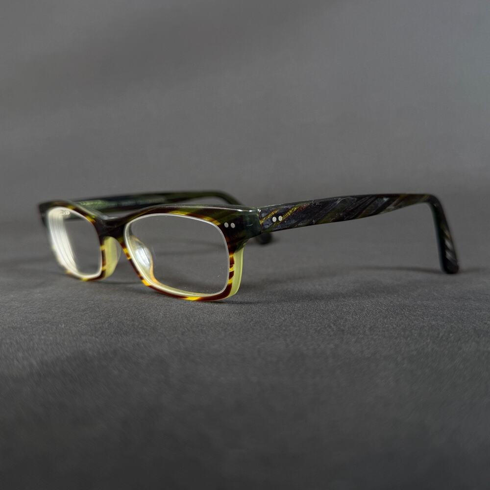Jean Lafont Felicie 414 50-16 142 Green Tortoise Eyeglass Paris Only Frame